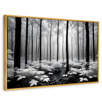 Cuadros Decorativos Canvas Revolution | Misterio En Bosque | Rectangular | Portada | Marco Dorado