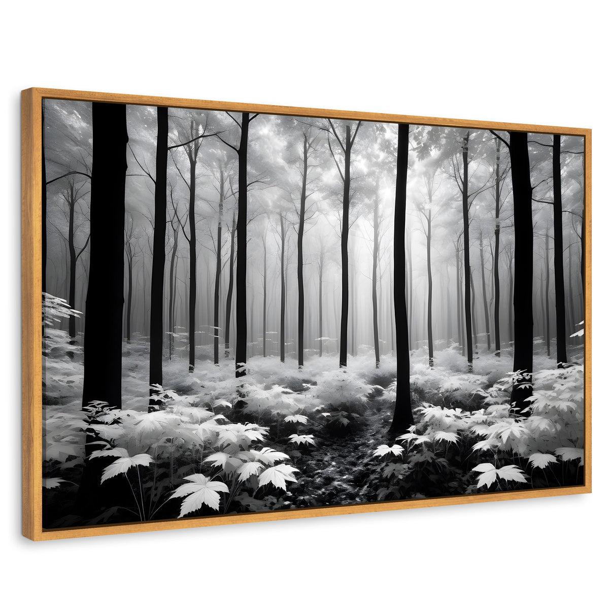 Cuadros Decorativos Canvas Revolution | Misterio En Bosque | Rectangular | Portada | Marco Madera