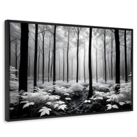 Cuadros Decorativos Canvas Revolution | Misterio En Bosque | Rectangular | Portada | Marco Negro