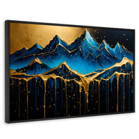 Cuadros Decorativos Canvas Revolution | Montana Celestial | Rectangular | Portada | Marco Negro