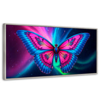 Cuadros Decorativos Canvas Revolution | Nebulosa Radiante | Panoramico | Portada | Marco Blanco