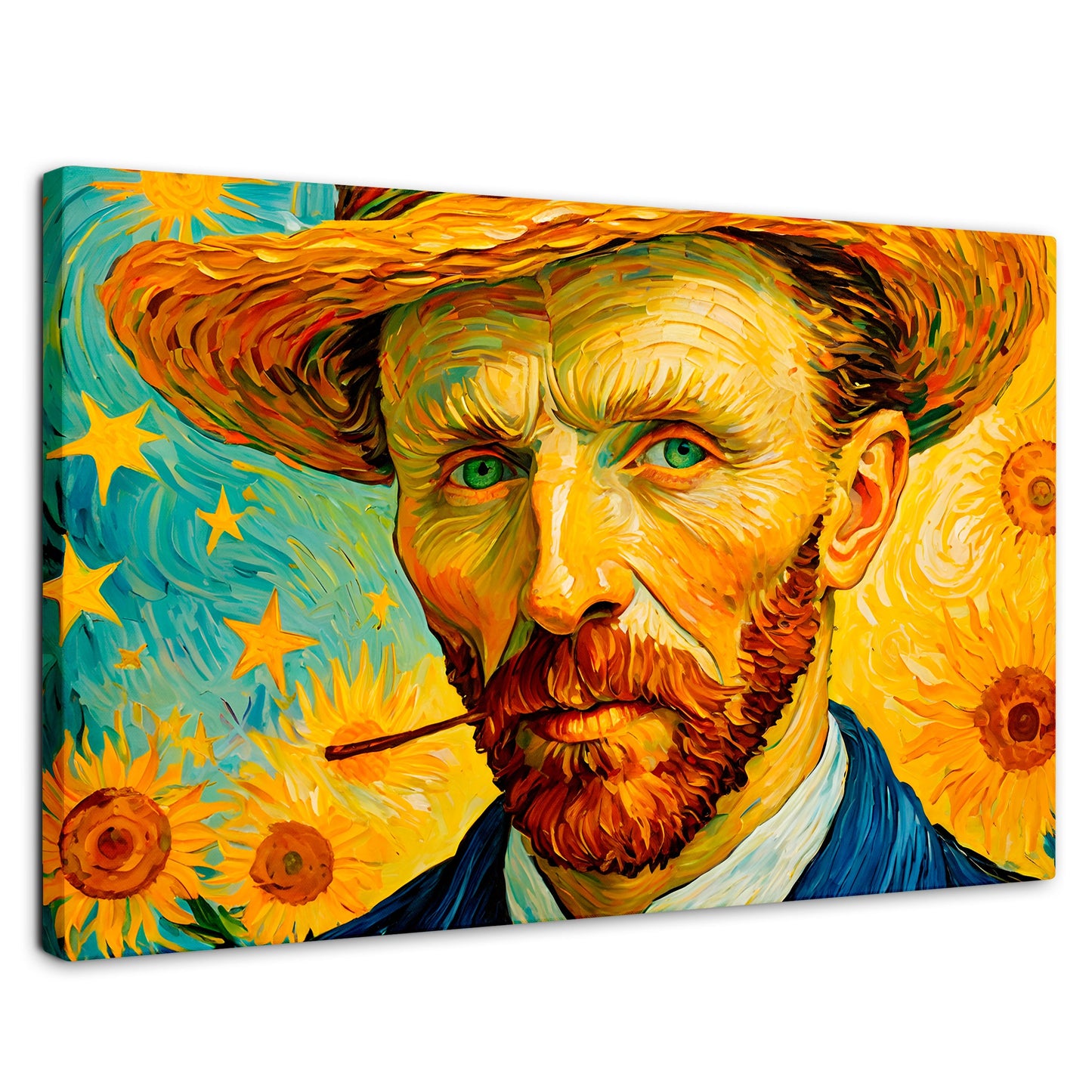 Cuadros Decorativos Canvas Revolution | Nocturno De Girasol | Rectangular | Portada | Marco SinMarco