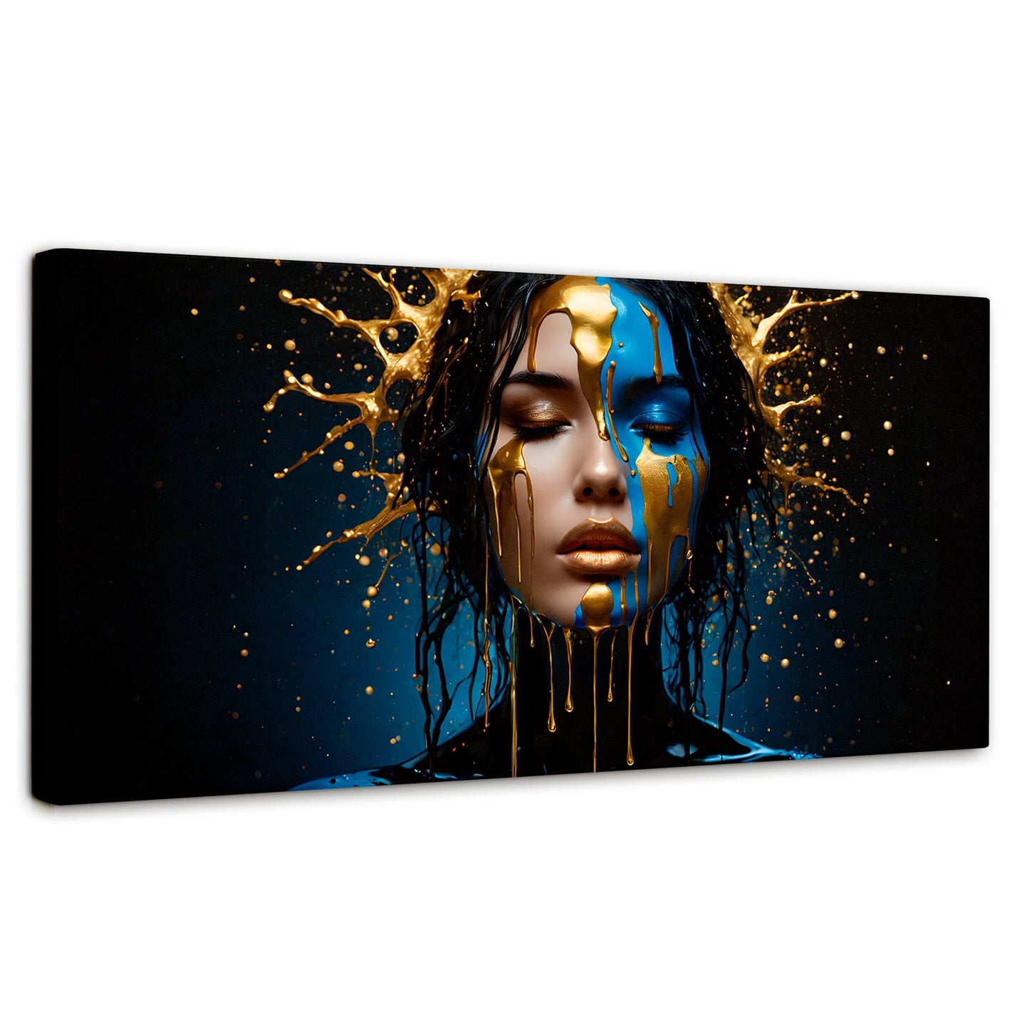 Cuadros Decorativos Canvas Revolution | Nocturno Dorado | Panoramico | Portada
