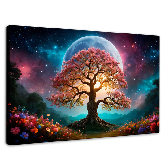 Cuadros Decorativos Canvas Revolution | Nocturno Floral | Rectangular | Portada | Marco SinMarco
