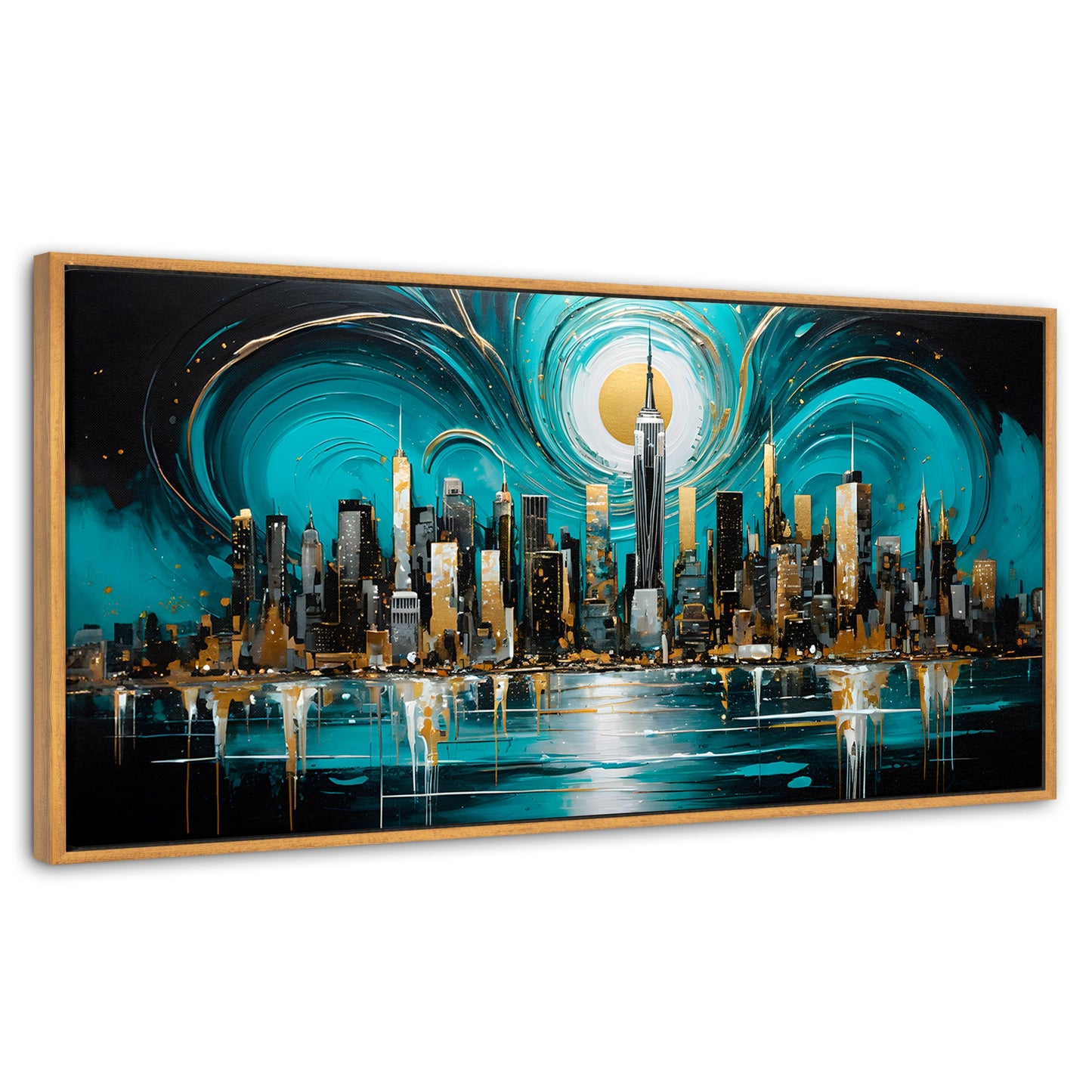 Cuadros Decorativos Canvas Revolution | Nueva York Brilla | Panoramico | Portada