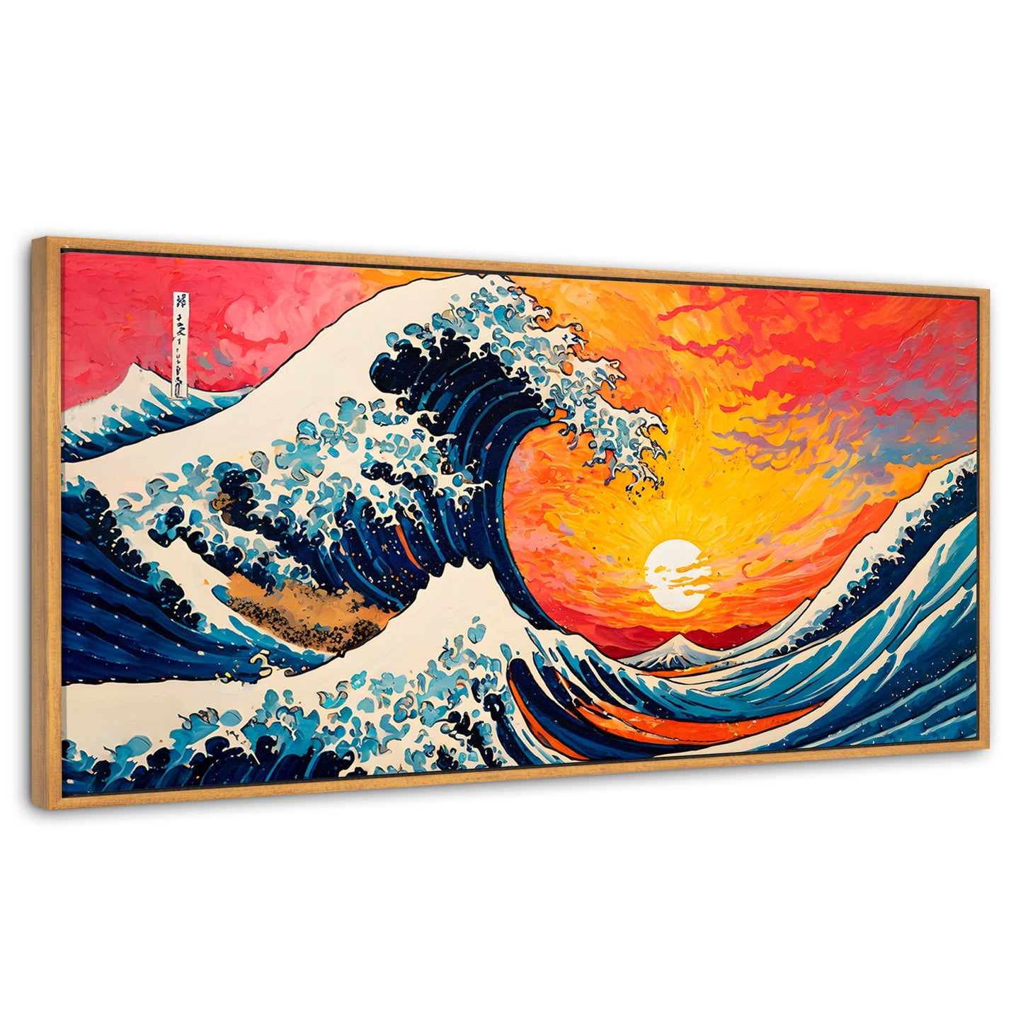 Cuadros Decorativos Canvas Revolution | Ocaso Ola Kanagawa | Panoramico | Portada