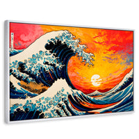 Cuadros Decorativos Canvas Revolution | Ocaso Ola Kanagawa | Rectangular | Portada