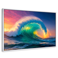 Cuadros Decorativos Canvas Revolution | Ola Oceanica Ocaso | Rectangular | Portada
