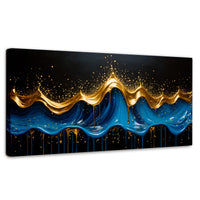 Cuadros Decorativos Canvas Revolution | Ondas Preciosas | Panoramico | Portada | Marco SinMarco