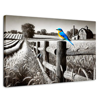 Cuadros Decorativos Canvas Revolution | Pajaro En Reposo | Rectangular | Portada | Marco SinMarco