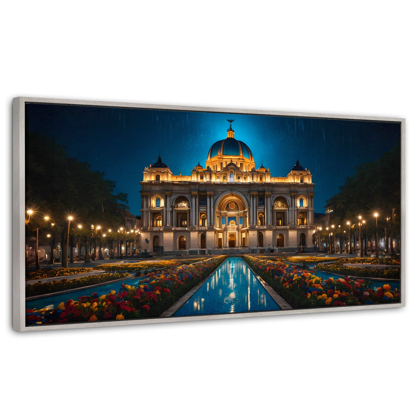 Cuadros Decorativos Canvas Revolution | Palacio Nocturno | Panoramico | Portada