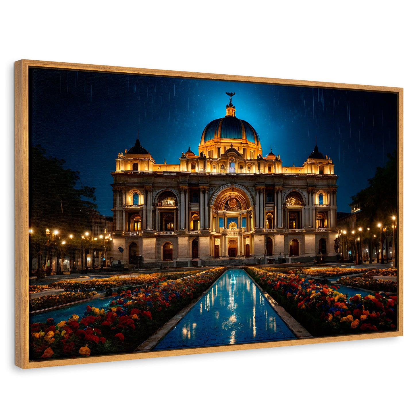 Cuadros Decorativos Canvas Revolution | Palacio Nocturno | Rectangular | Portada