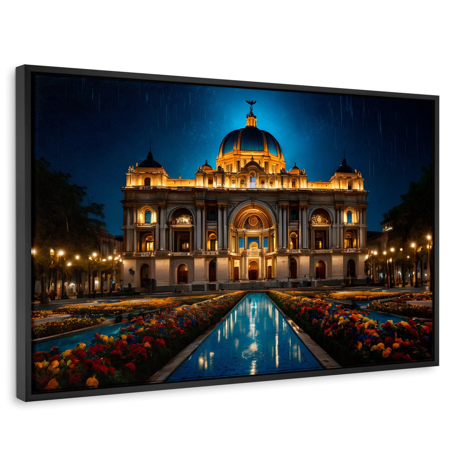 Cuadros Decorativos Canvas Revolution | Palacio Nocturno | Rectangular | Portada