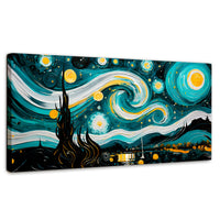 Cuadros Decorativos Canvas Revolution | Paz Estrellada | Panoramico | Portada