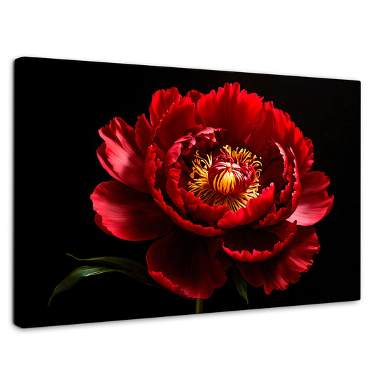 Cuadros Decorativos Canvas Revolution | Peonia De Noche | Rectangular | Portada | Marco SinMarco