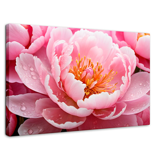 Cuadros Decorativos Canvas Revolution | Peonia Encanto | Rectangular | Portada | Marco SinMarco