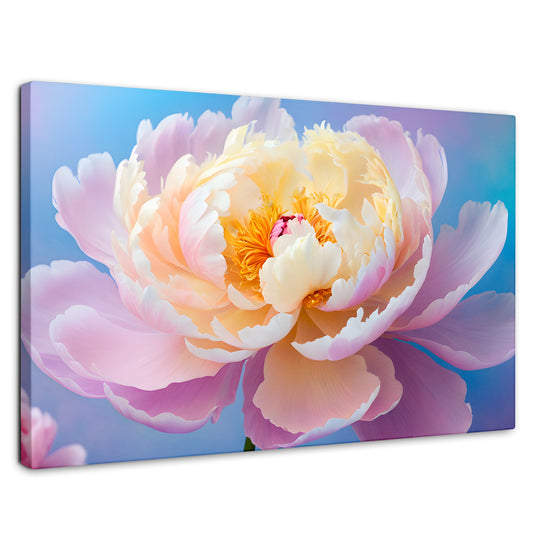 Cuadros Decorativos Canvas Revolution | Peonia Luz Eterna | Rectangular | Portada | Marco SinMarco
