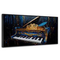 Cuadros Decorativos Canvas Revolution | Piano Cromatico | Panoramico | Portada | Marco Plateado