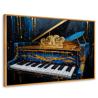 Cuadros Decorativos Canvas Revolution | Piano Cromatico | Rectangular | Portada | Marco Madera