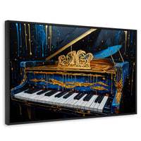 Cuadros Decorativos Canvas Revolution | Piano Cromatico | Rectangular | Portada | Marco Negro