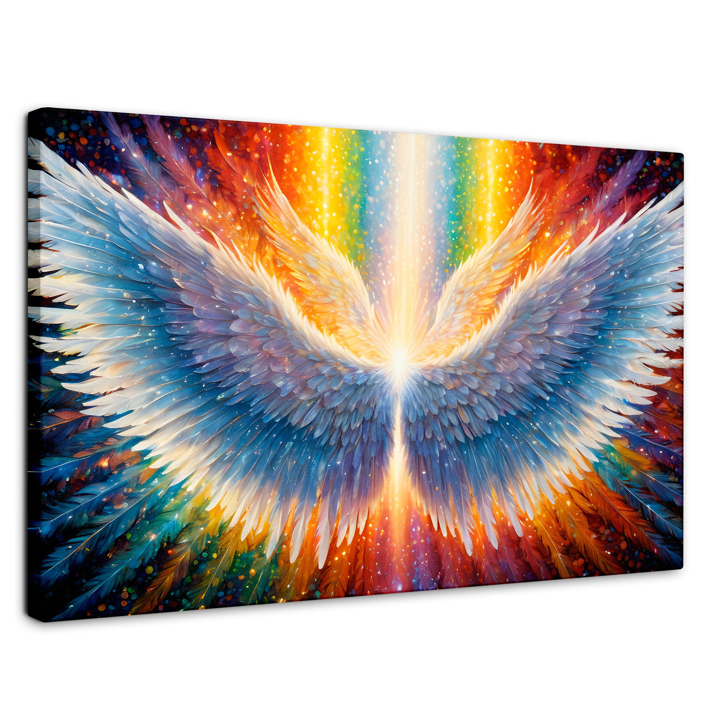 Cuadros Decorativos Canvas Revolution | Plumas De Luz | Rectangular | Portada | Marco SinMarco