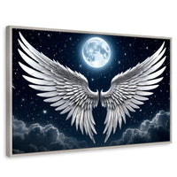Cuadros Decorativos Canvas Revolution | Plumas Del Alma | Rectangular | Portada | Marco Plateado