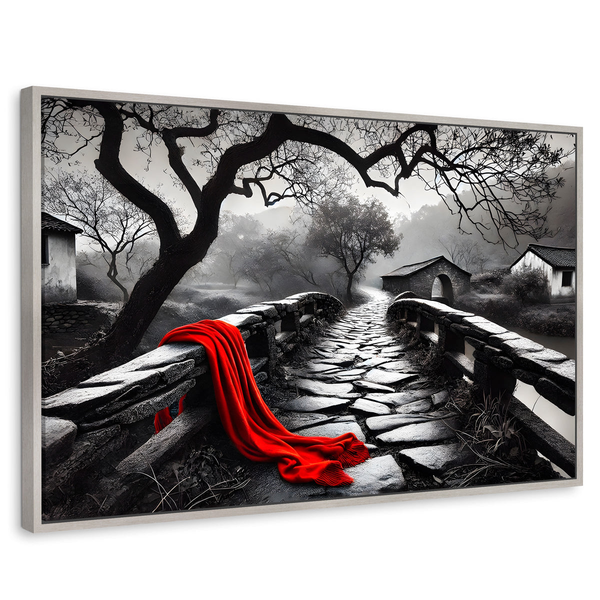 Cuadros Decorativos Canvas Revolution | Puente De Pasion | Rectangular | Portada | Marco Plateado
