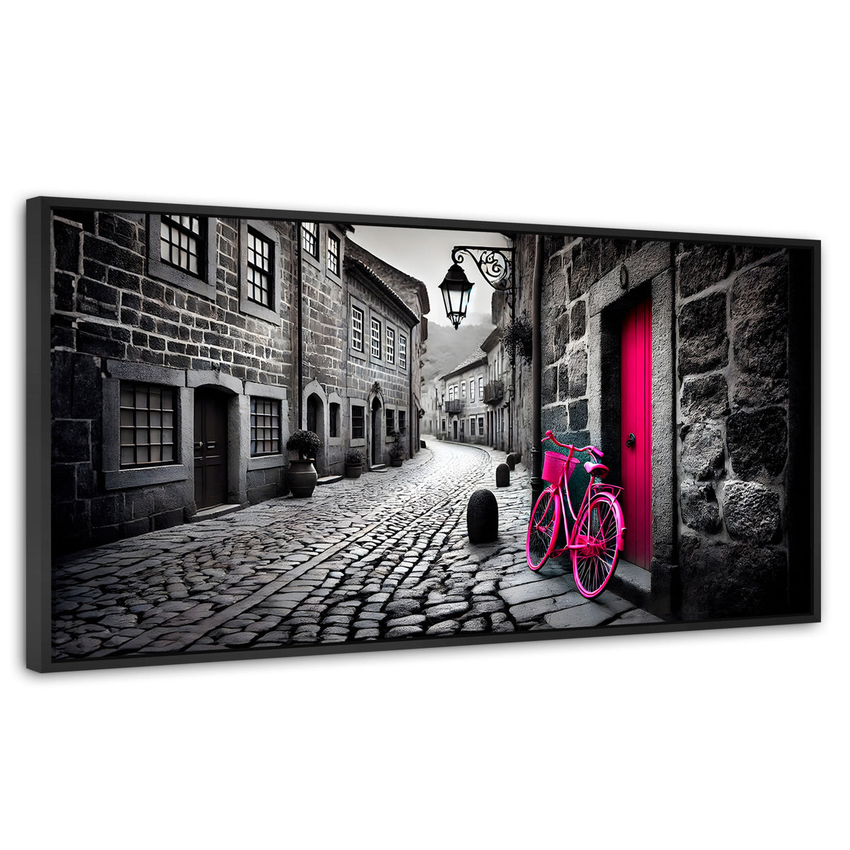 Cuadros Decorativos Canvas Revolution | Puerta Del Recuerdo | Panoramico | Portada | Marco Plateado