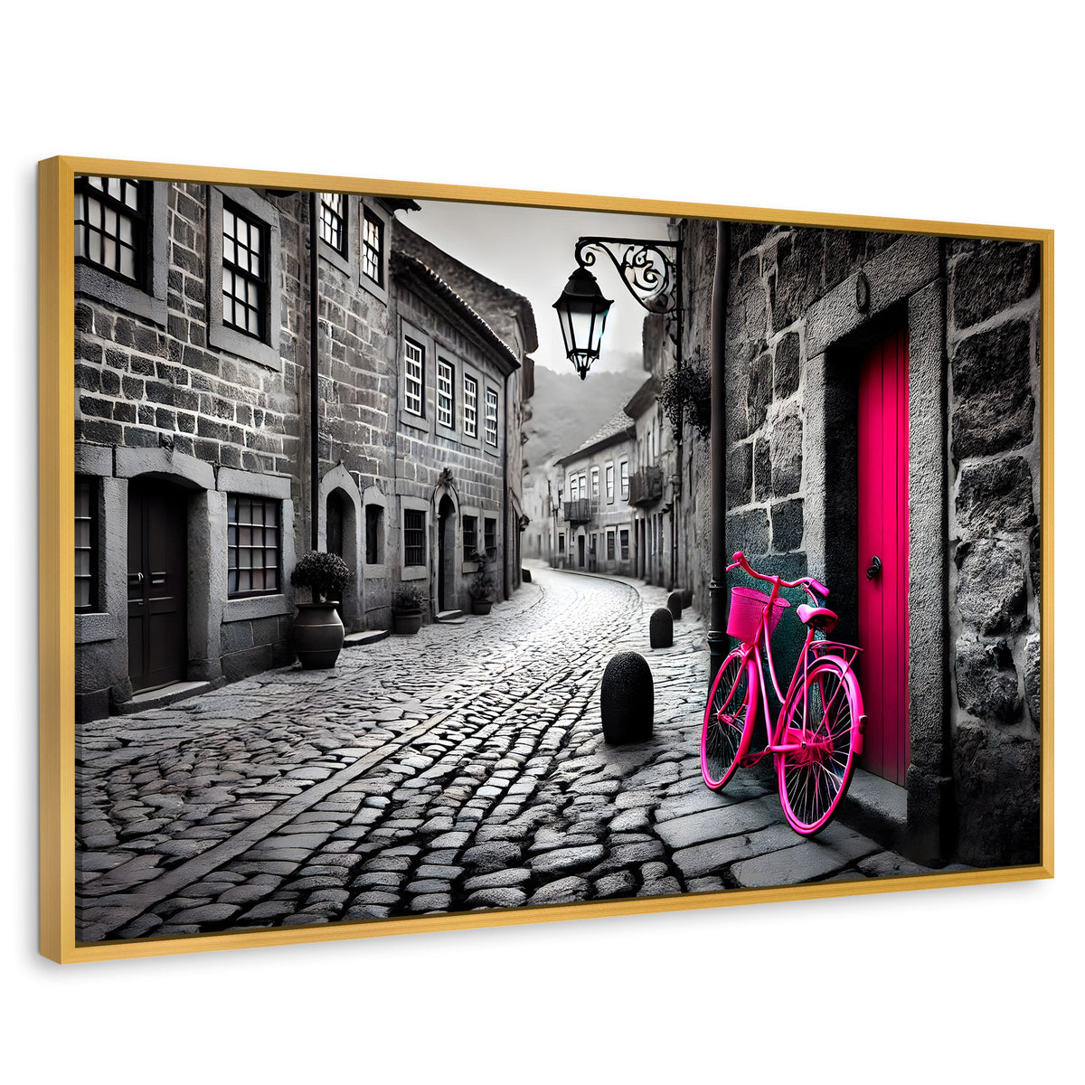 Cuadros Decorativos Canvas Revolution | Puerta Del Recuerdo | Rectangular | Portada | Marco Dorado