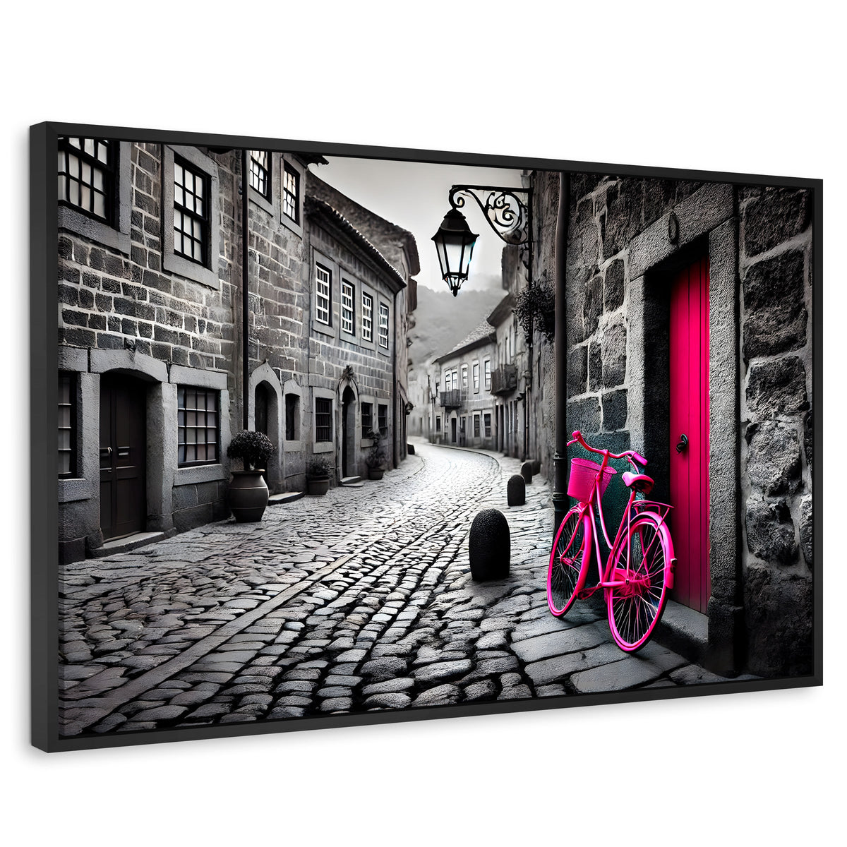Cuadros Decorativos Canvas Revolution | Puerta Del Recuerdo | Rectangular | Portada | Marco Negro