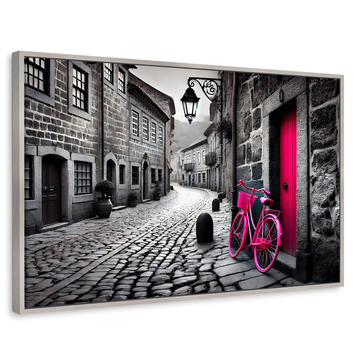 Cuadros Decorativos Canvas Revolution | Puerta Del Recuerdo | Rectangular | Portada | Marco Plateado