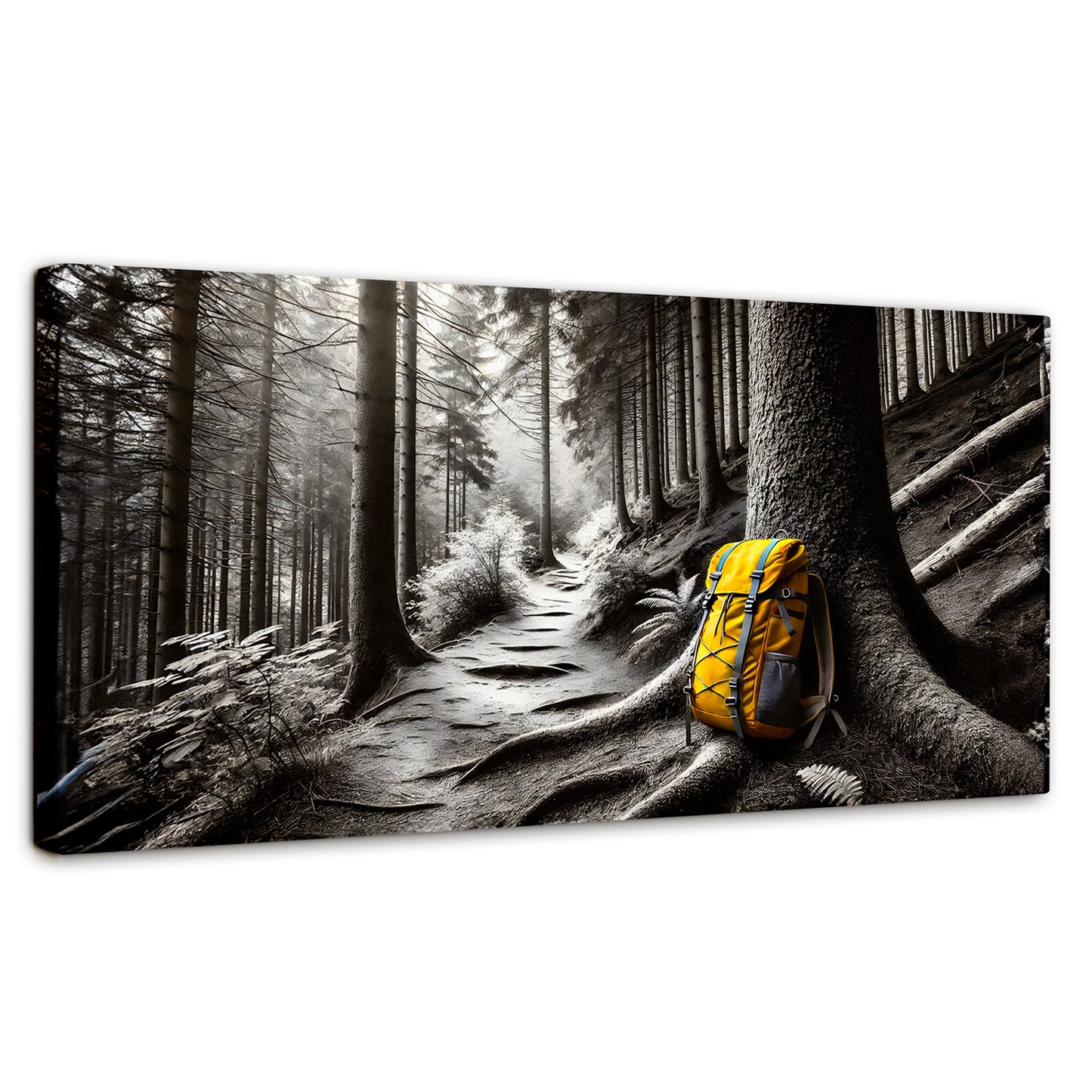 Cuadros Decorativos Canvas Revolution | Rastro Amarillo | Panoramico | Portada | Marco SinMarco