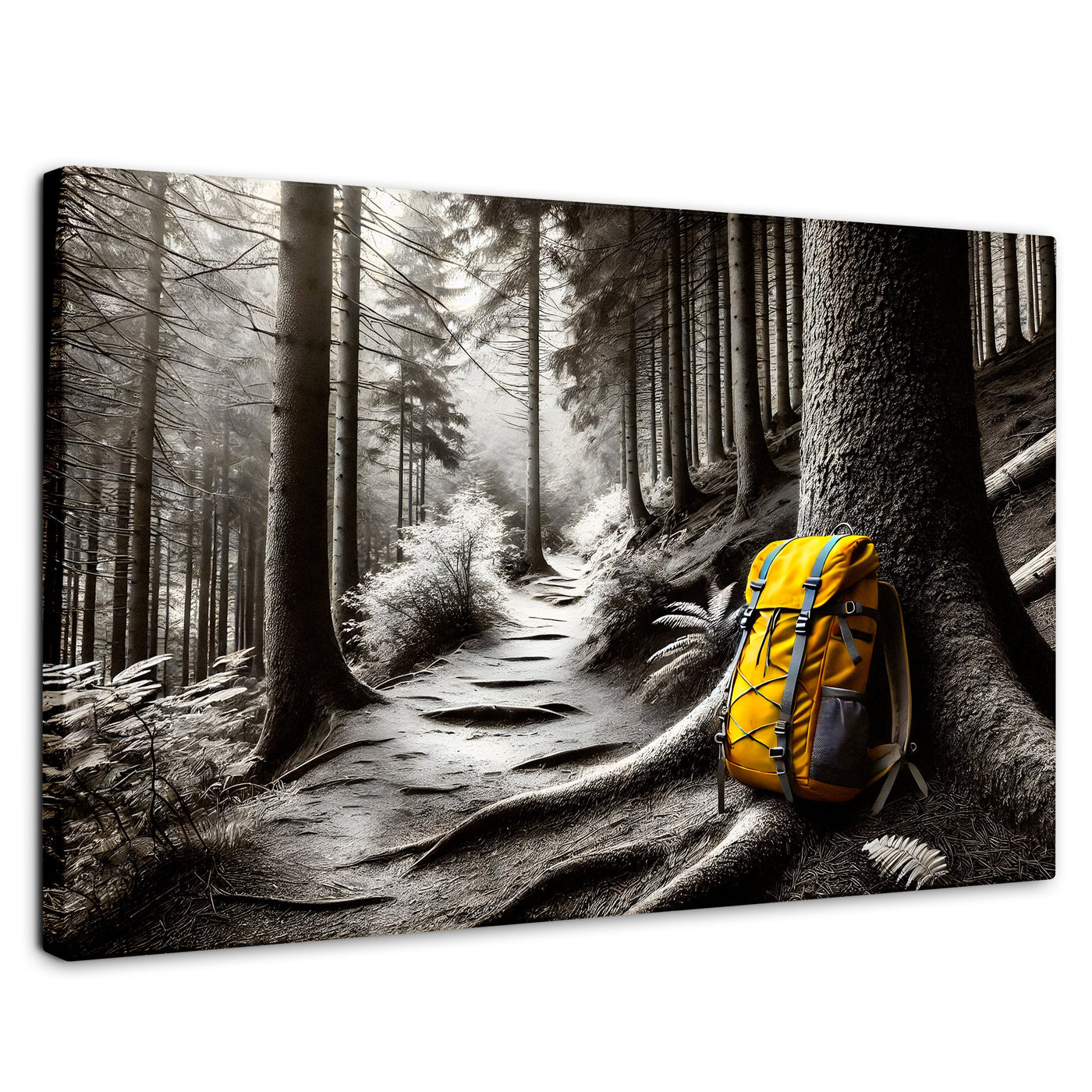Cuadros Decorativos Canvas Revolution | Rastro Amarillo | Rectangular | Portada | Marco SinMarco