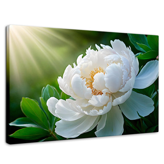 Cuadros Decorativos Canvas Revolution | Rayos De Peonia | Rectangular | Portada | Marco SinMarco