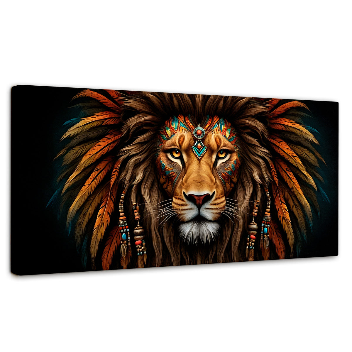 Cuadros Decorativos Canvas Revolution | Realeza Salvaje | Panoramico | Portada | Marco SinMarco