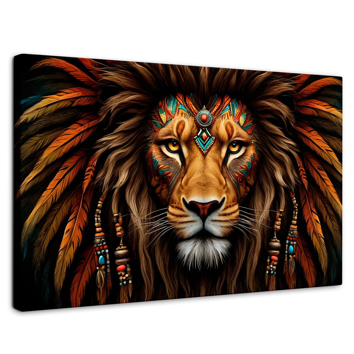 Cuadros Decorativos Canvas Revolution | Realeza Salvaje | Rectangular | Portada | Marco SinMarco