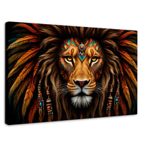 Cuadros Decorativos Canvas Revolution | Realeza Salvaje | Rectangular | Portada | Marco SinMarco