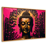 Cuadros Decorativos Canvas Revolution | Reflejos Oro Rosa | Rectangular | Portada | Marco Madera