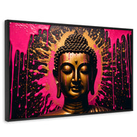 Cuadros Decorativos Canvas Revolution | Reflejos Oro Rosa | Rectangular | Portada | Marco Negro