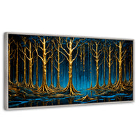 Cuadros Decorativos Canvas Revolution | Reflejos Vibrantes | Panoramico | Portada | Marco Blanco