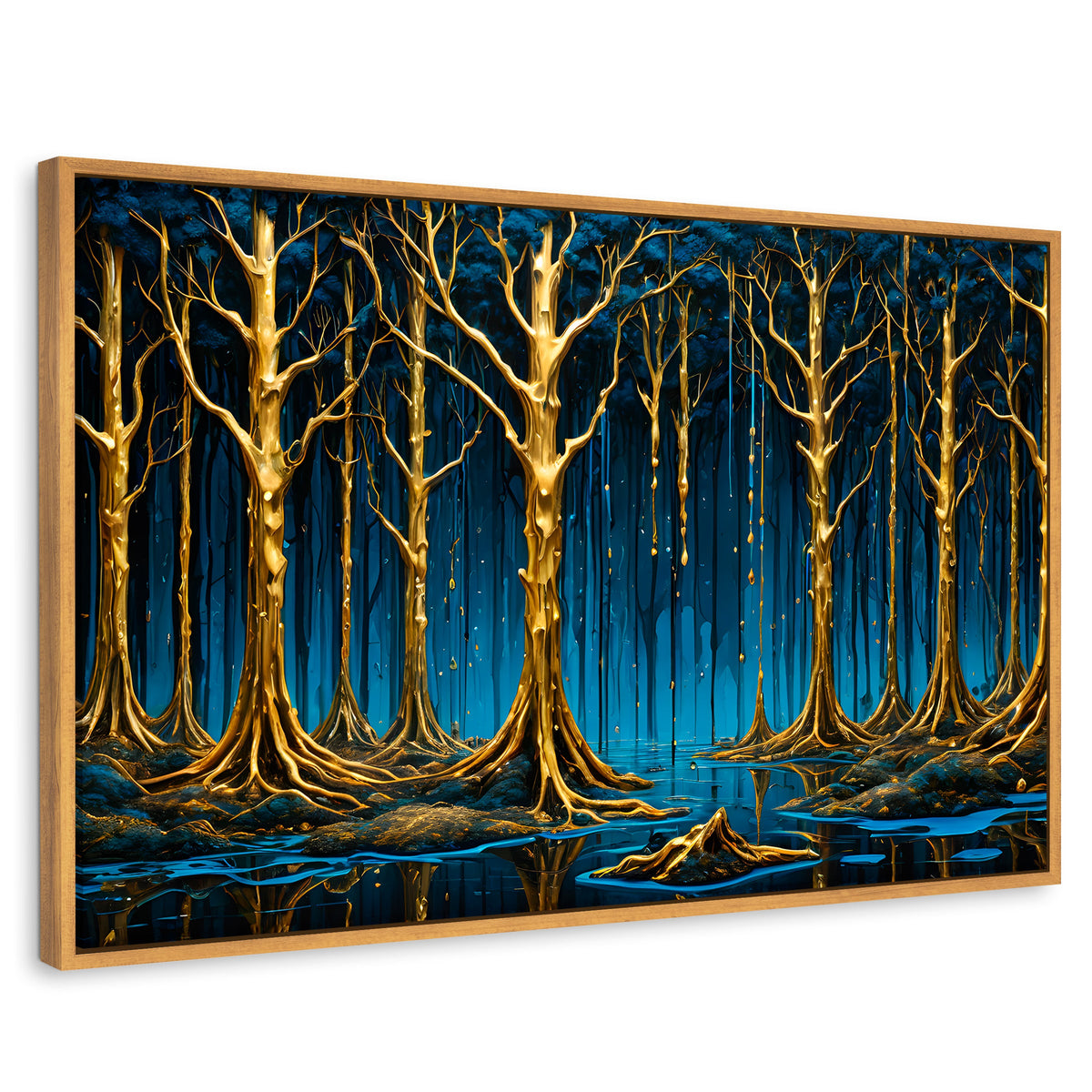 Cuadros Decorativos Canvas Revolution | Reflejos Vibrantes | Rectangular | Portada | Marco Madera