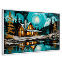 Cuadros Decorativos Canvas Revolution | Refugio Del Lago | Rectangular | Portada