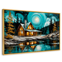 Cuadros Decorativos Canvas Revolution | Refugio Del Lago | Rectangular | Portada