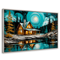 Cuadros Decorativos Canvas Revolution | Refugio Del Lago | Rectangular | Portada
