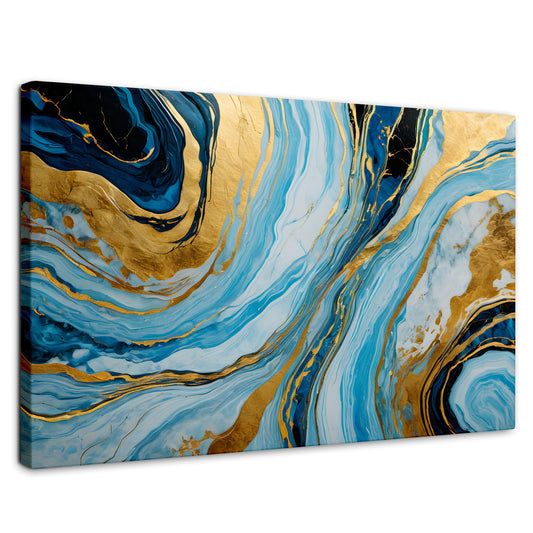 Cuadros Decorativos Canvas Revolution | Remolinos Dorados | Rectangular | Portada | Marco SinMarco