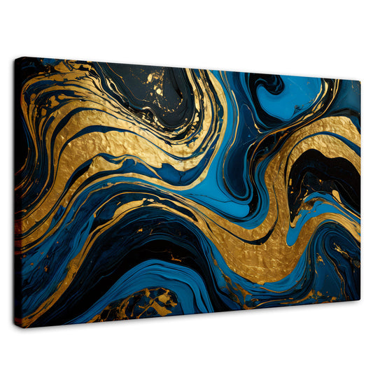Cuadros Decorativos Canvas Revolution | Remolinos Zafiro | Rectangular | Portada | Marco SinMarco