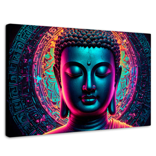 Cuadros Decorativos Canvas Revolution | Retrato Budista | Rectangular | Portada | Marco SinMarco