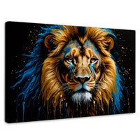 Cuadros Decorativos Canvas Revolution | Rey Majestuosidad | Rectangular | Portada | Marco SinMarco