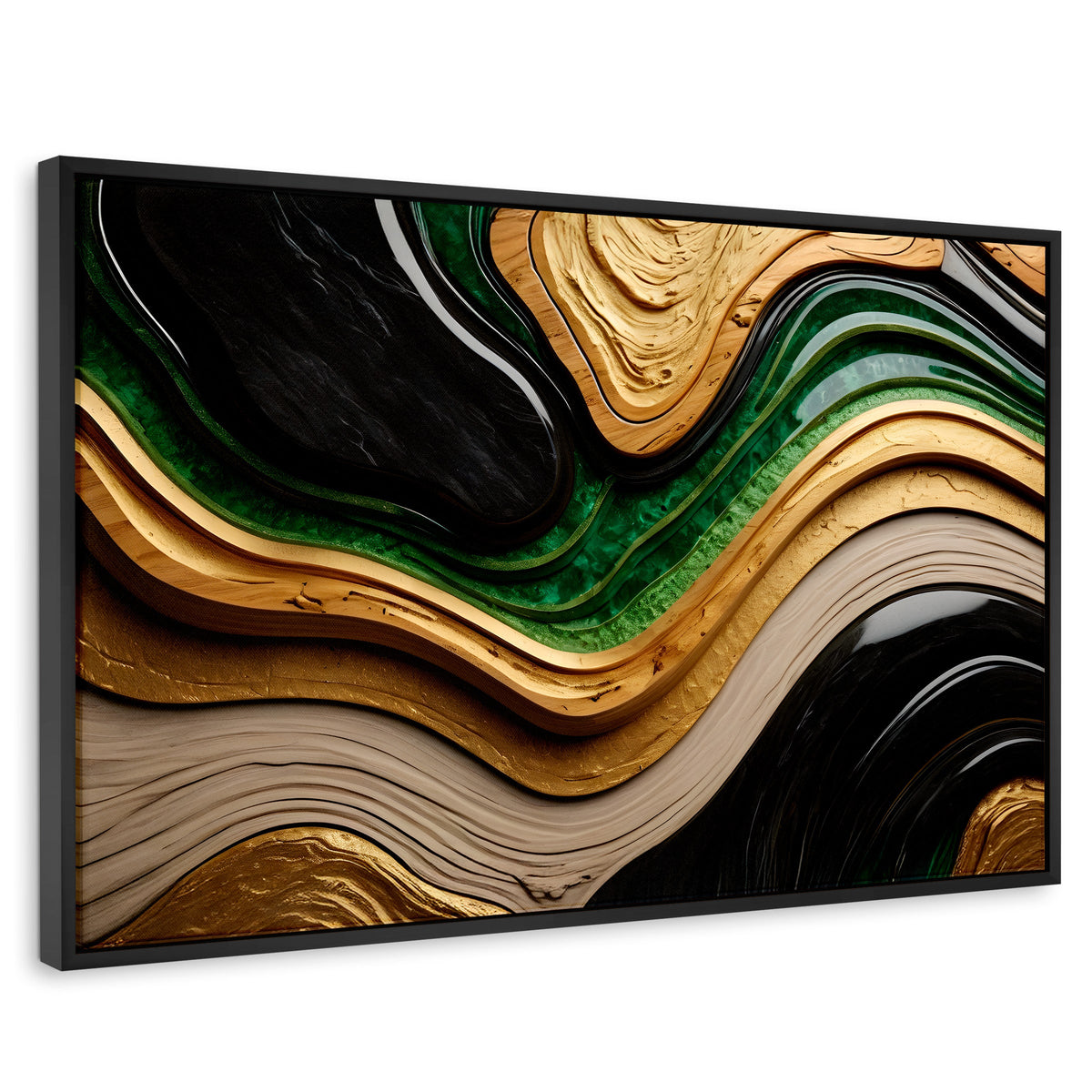 Cuadros Decorativos Canvas Revolution | Rio Abstracto Jade | Rectangular | Portada