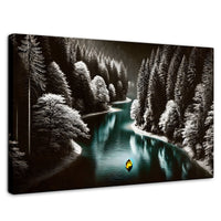 Cuadros Decorativos Canvas Revolution | Rio De Esmeralda | Rectangular | Portada | Marco SinMarco